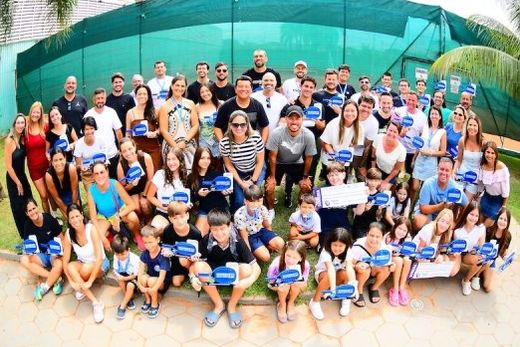 Integração desportiva e social. Após a premiação, jogadores e familiares participaram de um almoço de confraternização