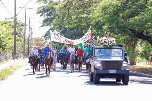 Em 2024. Cavalgada percorreu ruas e avenidas de Matão até chegar à Paróquia São José
