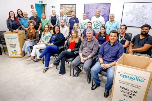 Missão cumprida. Cerimônia de encerramento aconteceu no Gabinete da Prefeitura, reunindo autoridades, representantes de instituições parceiras e apoiadores da campanha