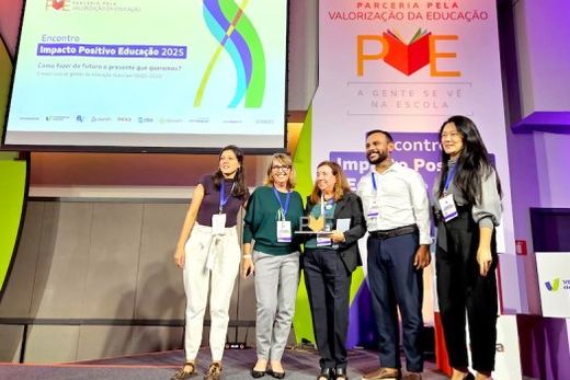 Em São Paulo. Premiação foi recebida no dia 14 de maio