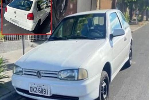 Volkswagen Gol branco foi furtado na manhã do sábado (24), no Centro
