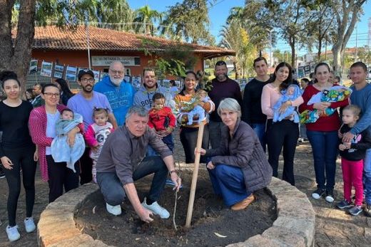 No Parque Ecológico Laert José Tarallo Mendes. Plantio foi realizado no último dia 31 de maio