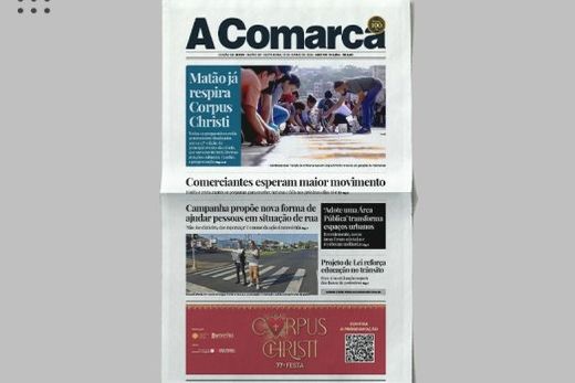 A Comarca. Entre os destaques: Matão já respira Corpus Christi
