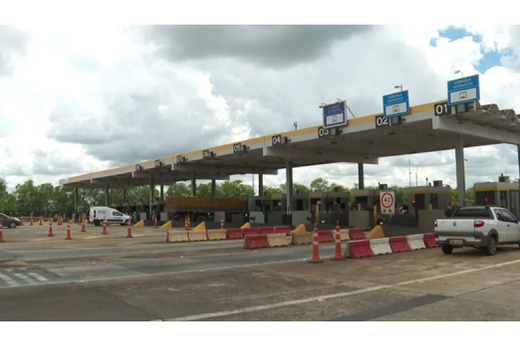 Praça de pedágio em Araraquara. Tarifa para veículos de passeio atual está R$ 21,90