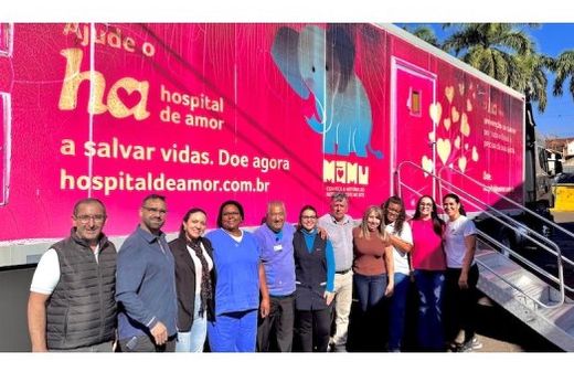 Trabalho em conjunto. Equipe do Hospital de Amor teve o apoio de profissionais da Secretaria Municipal de Saúde