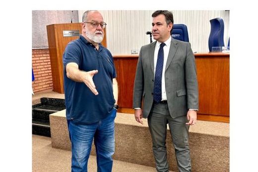 Paulo Bernardi recebeu Eduardo Alexandre Young Abrahão na terça-feira (1º)