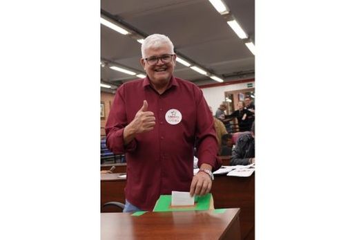 Ademir de Souza. "Vamos continuar o trabalho de união e de esforços para manter a trajetória de conquistas"