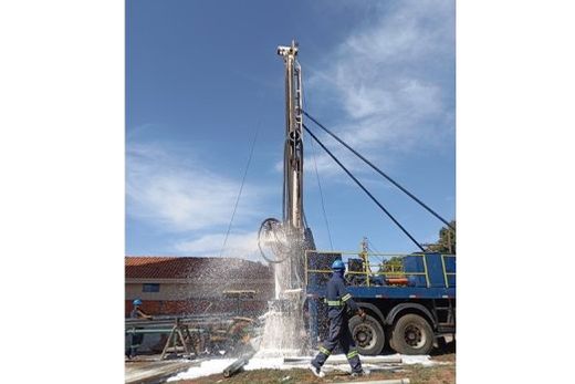 Poço Monte Carlo. Vazão foi elevada de 22,5 m³/h para 35 m³/h