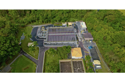 A Estação de Tratamento de Esgoto. Com foco na sustentabilidade e na preservação ambiental, a CMS segue contribuindo com a qualidade de vida da população matonense