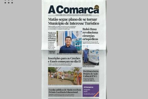 A Comarca. Entre os destaques: Matão segue plano de se tornar Município de Interesse Turístico