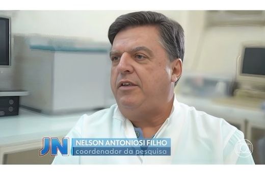 Nelson Antoniosi. Além do Jornal Nacional, a pesquisa também foi divulgada pela BBC, pelo journal The Epoch Times e pelo Medscape, o maior veículo de divulgação de avanços médicos