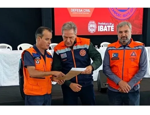 Luciano Leite. Coordenador da Defesa Civil de Matão, durante a capacitação em Ibaté