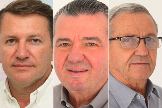 Alex Antoniosi, Walter Baldan Filho e Roberto Cadioli. Diretores do Ciesp-Matão lamentam demissões em curso e afirmam que economia de Matão será afetada com a aprovação de dois itens da Data-Base