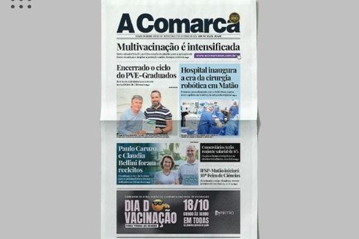 A Comarca. Entre os destaques: Multivacinação é intensificada