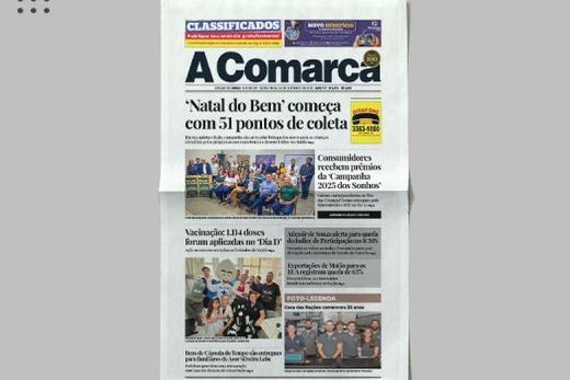 A Comarca. Entre os destaques: Natal do Bem começa com 51 pontos de coleta