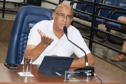 Cido Motos. Vereador apresentou requerimentos no último dia 3