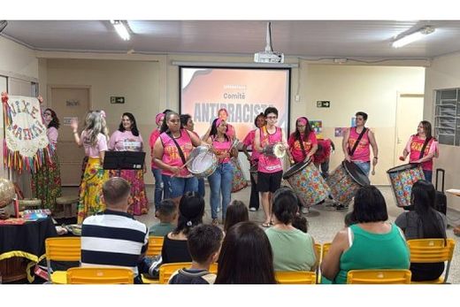 Inauguração. Evento contou com apresentações do Grupo Vocal Marias e do Bloco Vixe Maria