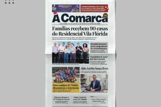 A Comarca. Entre os destaques: Famílias recebem 90 casas do Residencial Vila Flórida