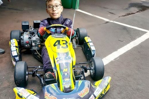 Destaque. Aos 12 anos, Raul foi terceiro colocado na categoria Cadete/Mirim