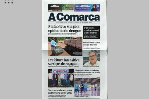 A Comarca. Entre os destaques: Matão teve sua pior epidemia de dengue