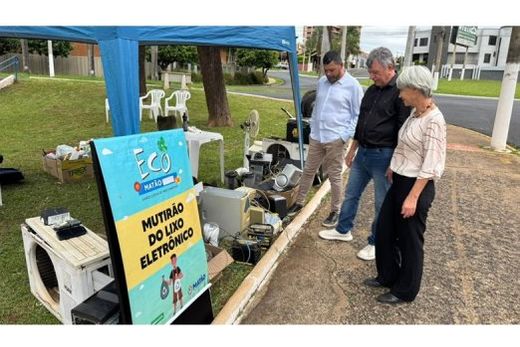 No Parque Ecológico. Mutirão do Lixo Eletrônico aconteceu nos últimos dias 23 e 24 de janeiro