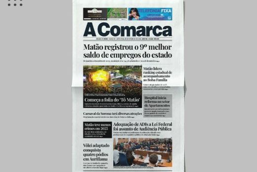 A Comarca. Entre os destaques: Matão registrou o 9º melhor saldo de empregos do estado