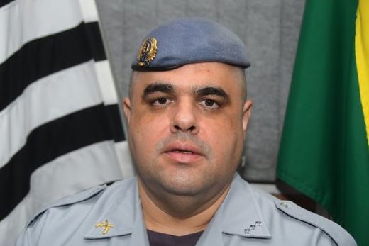 O capitão Lopes. "A integração entre a comunidade e a Polícia é o ponto-chave para o benefício mútuo"