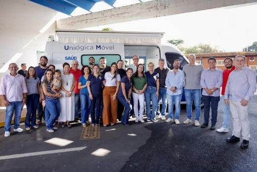 Apresentação da Unidade Odontológica Móvel (UOM). Setor de Saúde Bucal do município está organizando cronograma para iniciar o atendimento nos próximos dias