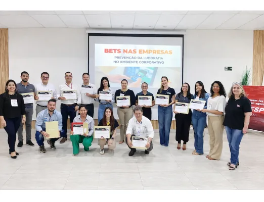 Prevenção. Treinamento trouxe ferramentas importantes para os participantes conseguirem observar e orientar seus colaboradores sobre os sinais do vício