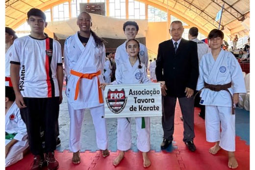 Em Tatuí. Antoni dos Santos, Ana Clara Costa, Lucas Costa, Joares Tavora e Felipe Rodrigues