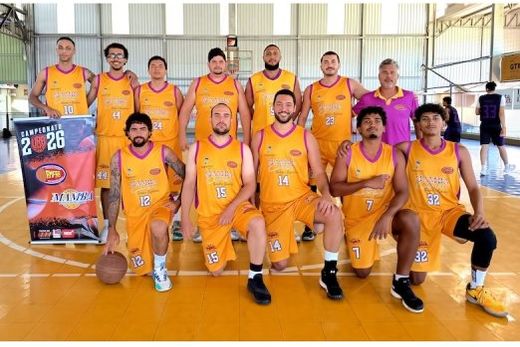 O time da Mamba-Ampab Matão. Na final da Segunda Etapa do URB, vitória sobre Santa Adélia por 76x43