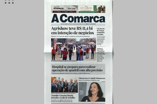 A Comarca. Entre os destaques: Agrishow teve R$ 11,4 bi em intenção de negócios