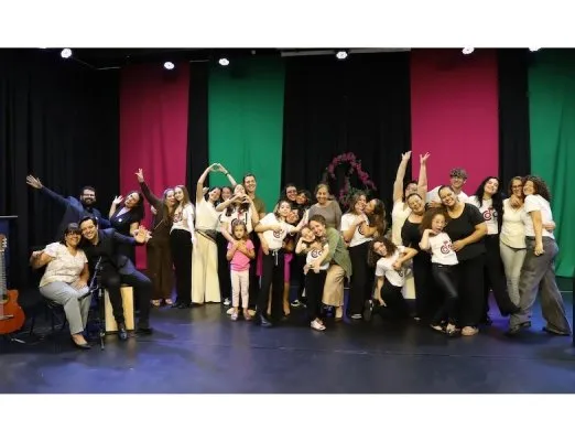 No auditório da Casa da Cultura. Concerto reuniu alunos, familiares e docentes da Escola de Música e Arte Danilo Gomez