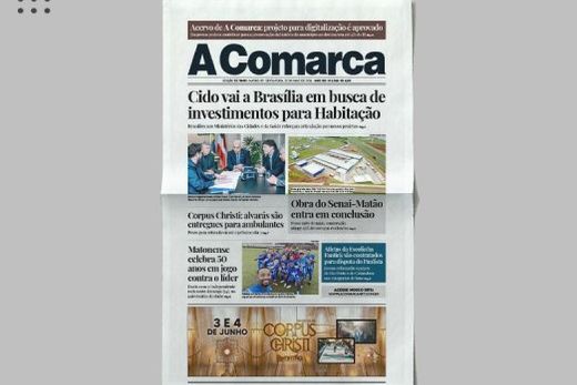 A Comarca. Entre os destaques: Cido vai a Brasília em busca de investimentos para Habitação