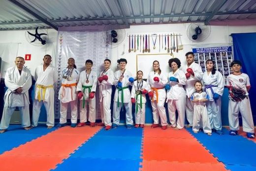 No Dojô da Associação Tavora. Em Monte Alto foram conquistadas seis medalhas ? uma de ouro, duas de prata e três de bronze