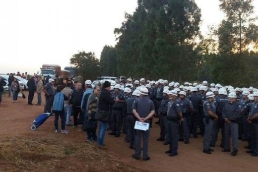 Megaoperação despeja famílias do assentamento Monte Alegre
