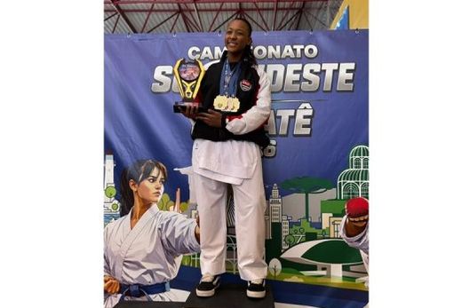 Ana Clara. Atleta também garantiu vaga na final do Campeonato Brasileiro de Karatê