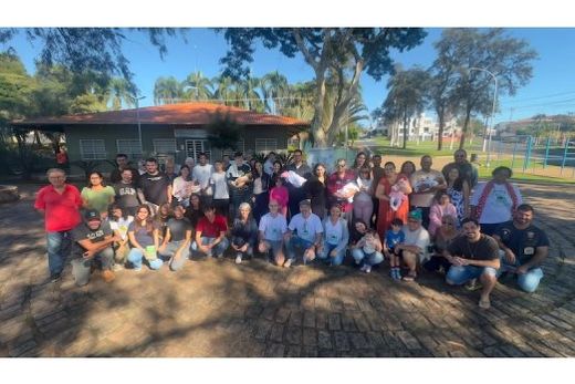 No Parque Ecológico 'Laert José Tarallo Mendes'. Foram plantadas 30 mudas de Pau Rosa ao redor do lago