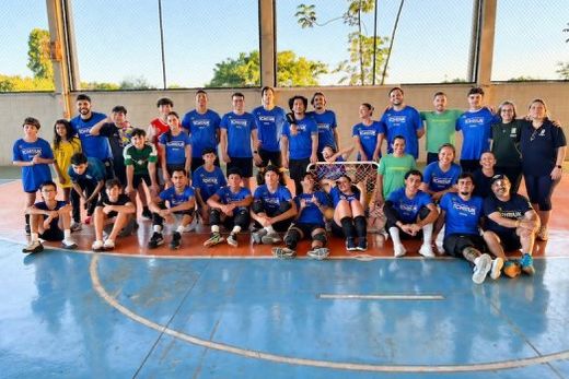 Integrantes da Delegação de Seleções Brasileiras de Tchoukball. Treinos em Matão foram realizados nos últimos dias 27 e 28
