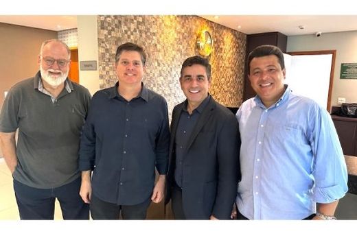Paulo Bernardi, Baleia Rossi, Marcos Galli e Diego Mingorance.Destinações feitas pelo deputado atendem pedidos encaminhados pelas lideranças locais