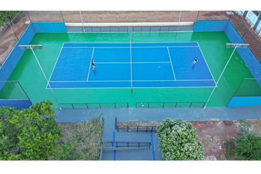 As atividades acontecem na Quadra de Tênis Darci Solla, localizada no Conjunto Poliesportivo