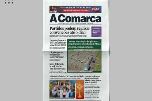 A Comarca. Entre os destaques: Partidos podem realizar convenções até o dia 5