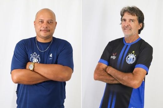Luizão e Carlinhos. Presidente e técnico destacam a reconstrução do clube, a retomada da credibilidade e o planejamento para as próximas temporadas