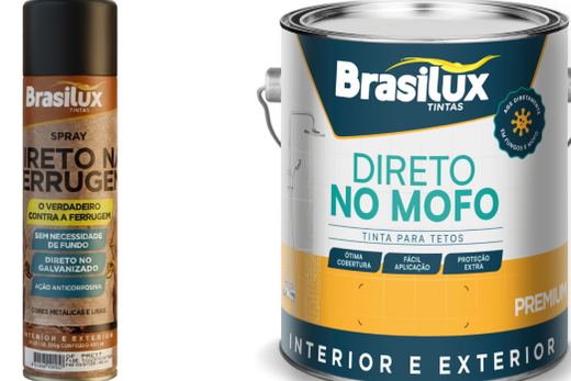 Brasilux apresenta Direto no Mofo e Spray Direto na Ferrugem na Construsul 2026