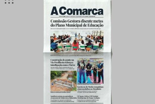 A Comarca. Entre os destaques: Comissão Gestora discute metas do Plano Municipal de Educação