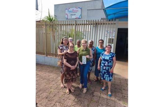 Atividade. Integrantes do Cras visitaram o Fundo Social de Solidariedade