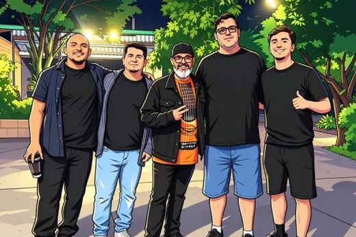 Formada há dois anos, a The Matoon é composta por cinco músicos e amigos