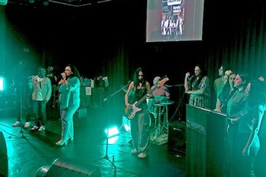 A Banda Médica, uma das atrações. Show de Talentos mostrou que um tema complexo como a doação de órgãos também pode ser abordado com informação, arte e leveza