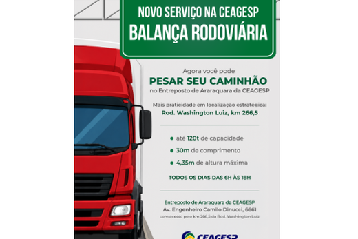 Equipamento ficará disponível, diariamente, das 6h às 18h, com acesso pelo km 266,5 da Washington Luiz