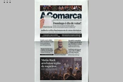 A Comarca. Entre os destaques: Domingo é dia de votar!